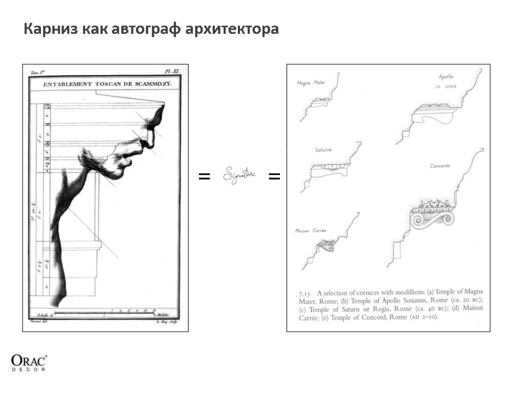 Карниз как автограф архитектора = =